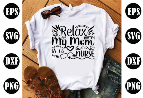 A Designer's Look at the 'My Mom is a Nurse' Embroidery Graphic