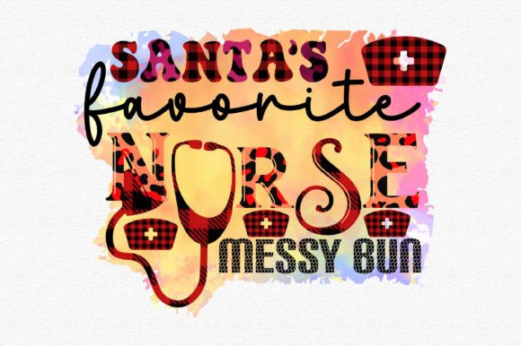 A Designer's Review of Santa’s Favorite Nurse Messy Bun