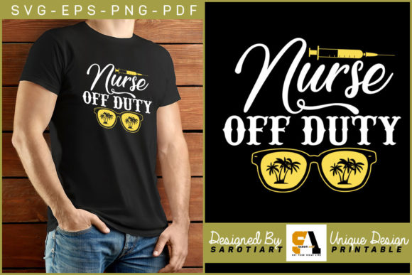 A Nurse Off Duty Vacation T-shirt Sunglass Design Review