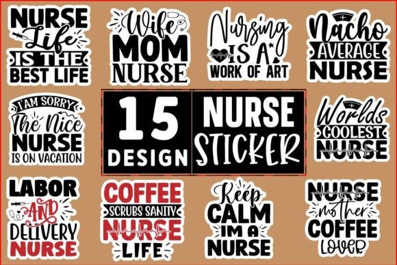 A Professional Designer's Take on the Nurse Stickers Bundle