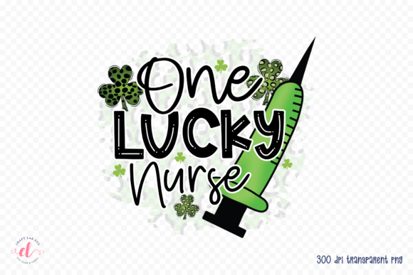 A Real Designer’s Look at One Lucky Nurse, St Patrick’s Day PNG