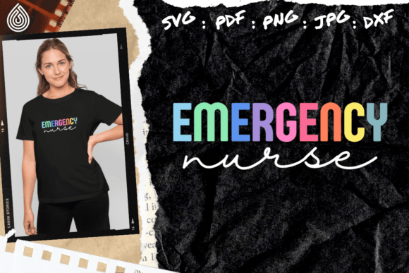 Evaluating the ER Nurse, Emergency Embroidery Design