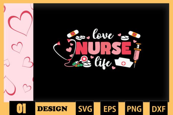 Love Nurse Life Nurse Doodle