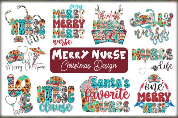 Merry Nurse Christmas Sublimation Bundle: A Designer's Review