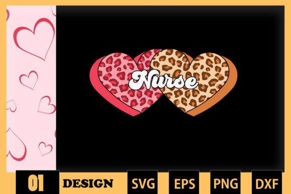 Nurse Hearts Leopard Valentine: Embroidery Design Review