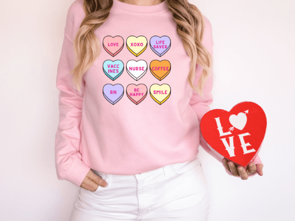 Nurse Valentine's Day Sublimation Hearts Review